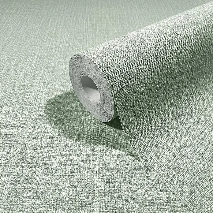 Marburg Papis Loveday Vliestapete - Grün, Uni, 10,05 x 0,7 m - Rolle mintgrüner Tapete mit dezenter Textur. Ideal für die Wandgestaltung und verleiht jedem Raum eine beruhigende Atmosphäre.