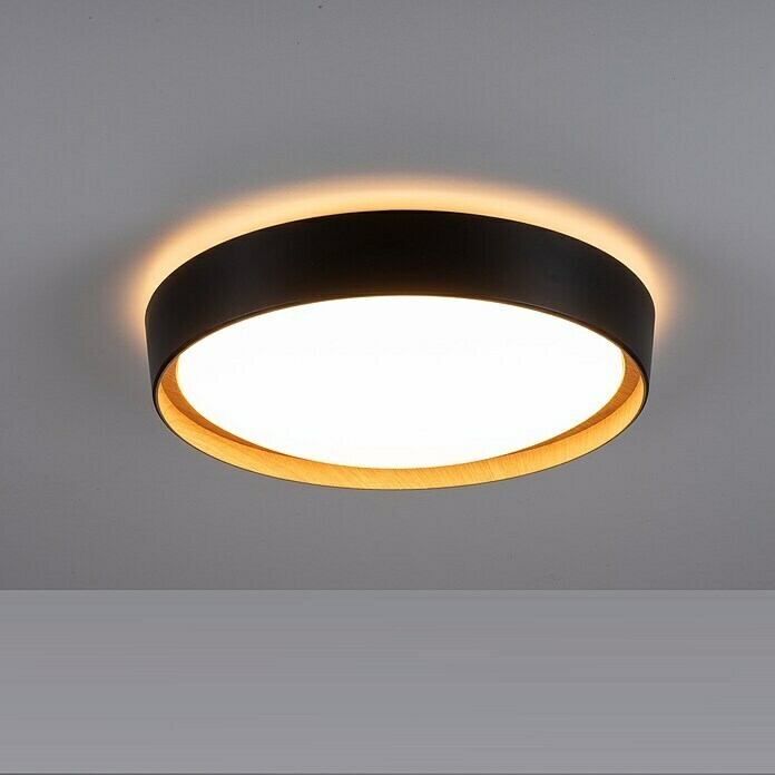 Just Light Schwarz, (32 10 x x L cm, BAUHAUS W, | Emilia 39,6 39,6 Warmweiß) B H: LED-Deckenleuchte x x