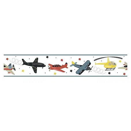 Marburg Kids' Walls Tapetenborte Flugzeuge