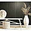 Marburg Botanica Vliestapete Wandpaneele (Schwarz/Anthrazit, Holzoptik, 10,05 x 0,53 m) | BAUHAUS