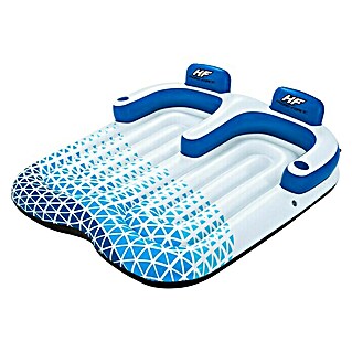 Hydro-Force Luchtbed Indigo wave lounge double (l x b x h: 183 x 176 x 56 cm, 2 luchtkamers, Belasting: 180 kg)
