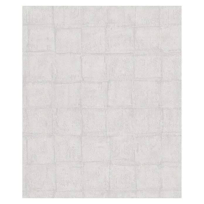 Marburg Botanica Vliestapete - Rosa/Grau, Fliesenoptik, 10,05 x 0,53 m - Detailaufnahme einer grauen Backstein-Tapete, die eine rustikale und moderne Ästhetik für Innenräume bietet. Perfekt für Akzentwände.