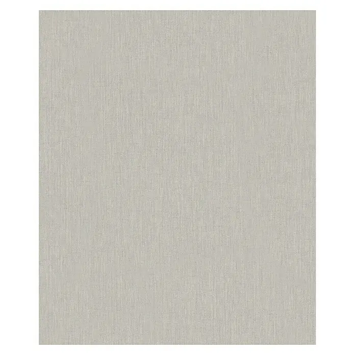 Marburg Botanica Vliestapete Struktur - Dunkelgreige, Uni, 10,05 x 0,53 m - Nahaufnahme einer Leinwand mit feiner Textur in neutralem Grau, ideal für künstlerische Projekte und Hintergründe.