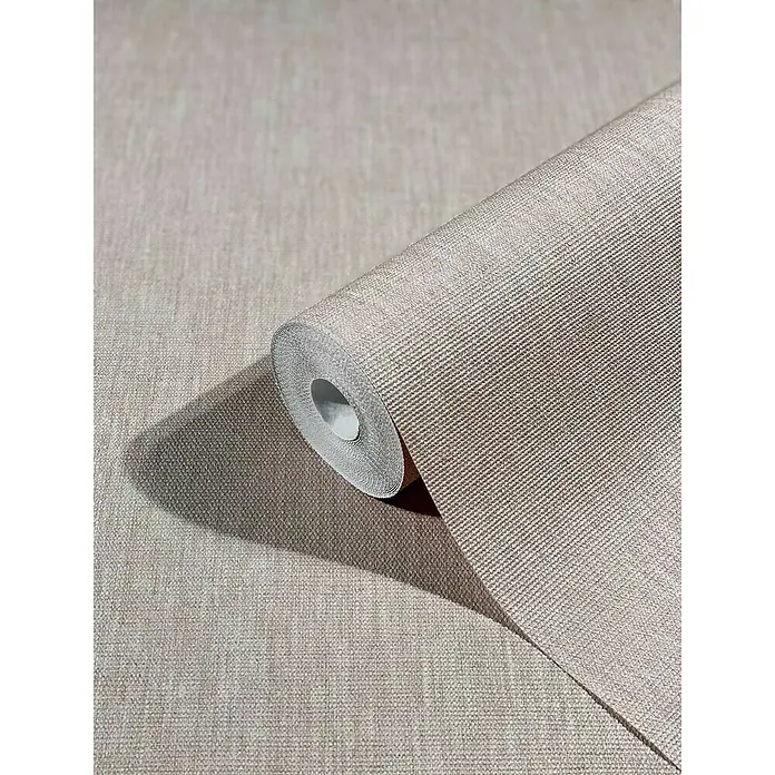 Marburg Botanica Vliestapete Struktur - Beige, Uni, 10,05 x 0,53 m - Rollende Tapete in Leinwandoptik. Das perfekte Dekorelement für Ihr Zuhause, um eine gemütliche und einladende Atmosphäre zu schaffen.