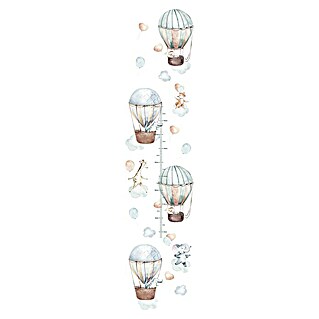 Marburg Kids' Walls Fototapete Messlatte Heißluftballons (B x H: 53 x 270 cm, Vlies)