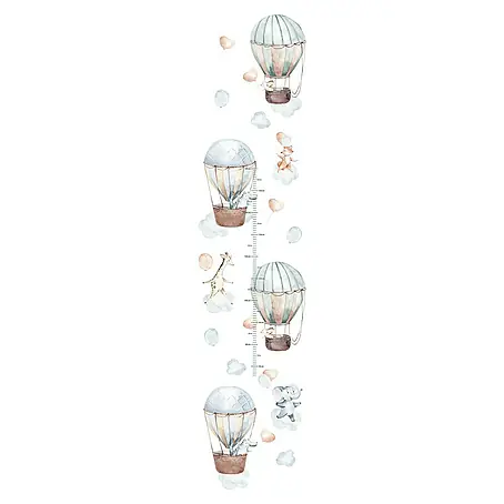 Marburg Kids' Walls Fototapete Messlatte Heißluftballons