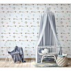 Marburg Kids' Walls Vliestapete (Grau/Multicolor, Grafisch, 10,05 x 0,53 m) | BAUHAUS