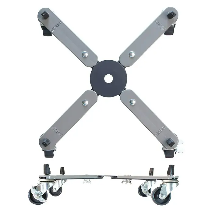 Wagner System Pflanzenroller Sunline Basic - Stahl, Max. Belastung: 100 kg - Die WAGNER Möbelroller im X-Design und als gerade Ausführung sind ideal zum Bewegen von Möbeln und schweren Gegenständen.