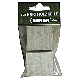 Ebner Holzkeile (5 Stk., L x B x H: 40 x 40 x 8 mm, Eschenholz)