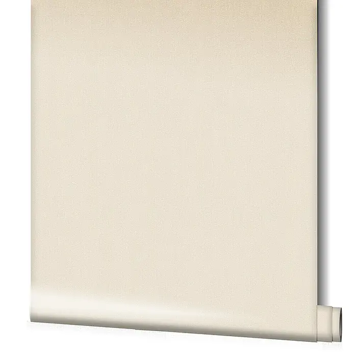 Marburg Kids' Walls Vliestapete - Beige, Uni, 10,05 x 0,53 m - Nahaufnahme einer Rolle cremefarbener, strukturierter Tapete, die ihre Beschaffenheit und Farbe hervorhebt.