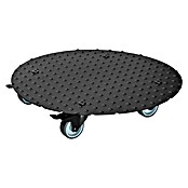 Gardol Soporte con ruedas para plantas (Aluminio, Negro, Carga máx.: 150 kg)