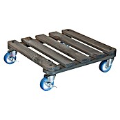 Plantenroller (l x b x h: 40 x 40 x 12 cm, Hout, Donkerbruin, Max. belasting: 200 kg) | BAUHAUS