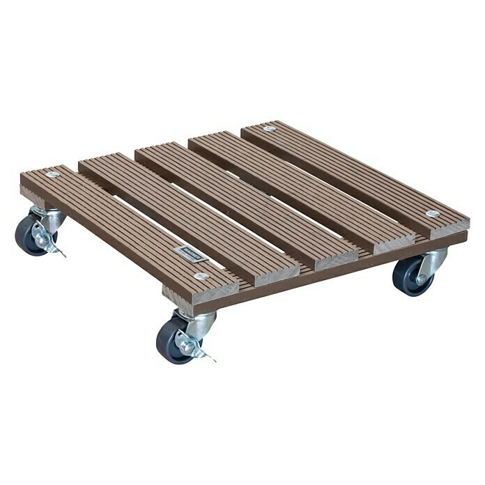 Wagner System Plantenroller (29 x 29 cm, WPC, Taupe, Max. belasting: 80 kg) | BAUHAUS