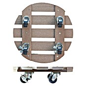 Wagner System Voziček za rastline  (WPC, Rjave barve, Maksimalna obremenitev: 100 kg) | 7483 - Rolluntersetzer | IAGG - Gartenartikel | IAG - Außenbereichsausstattung | IA - Gartenhartware | I - Stadtgarten | BAUHAUS