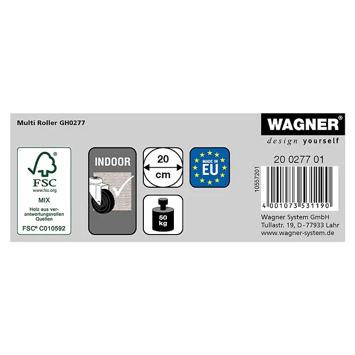 Wagner System Pflanzenroller - Durchmesser: 20 cm, Rund, Holz - Produktinformationen für Multi Roller GH0277 von Wagner: FSC-zertifiziert, für Innenräume, 20 cm Durchmesser, Made in EU, bis 50 kg belastbar.