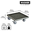 Wagner System Pflanzenroller (L x B: 29 x 29 cm, Metall, Pulverbeschichtet, Max. Belastung: 200 kg) | BAUHAUS