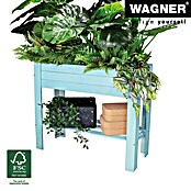 Wagner System GreenFamily Hochbeet GreenBOX light (83 x 34,5 x 70 cm, Holz, Aqua Splash) | BAUHAUS