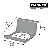 Wagner System GreenFamily Blumentopfhalter GH 3002 (B x H: 12,5 x 6,5 cm, Silber) | BAUHAUS