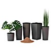 Siena Garden Pflanztopf Lens Eco (Außenmaß (Ø x H): 30 x 30,5 cm, Kunststoff, Grau) | BAUHAUS
