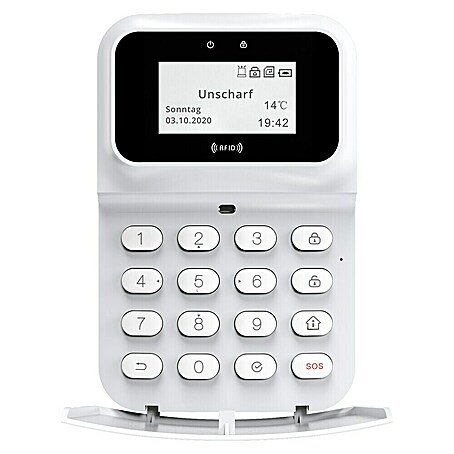 Safe2Home Alarmanlagen-Bedienelement SP110 (Passend für: Funk-Alarmanlage SP110/SP210, Weiß)