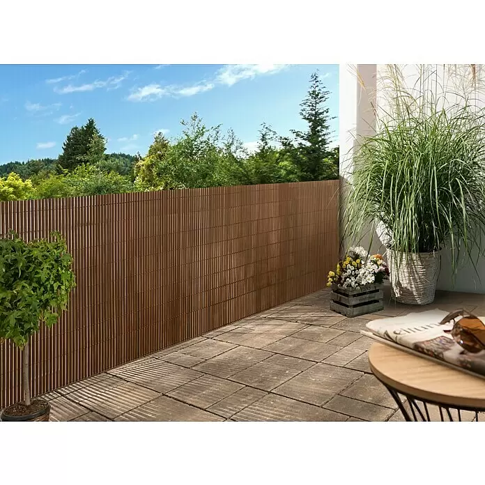 Gardol Comfort Sichtschutzmatte - Braun, 300 x 90 cm - Stimmungsaufnahme