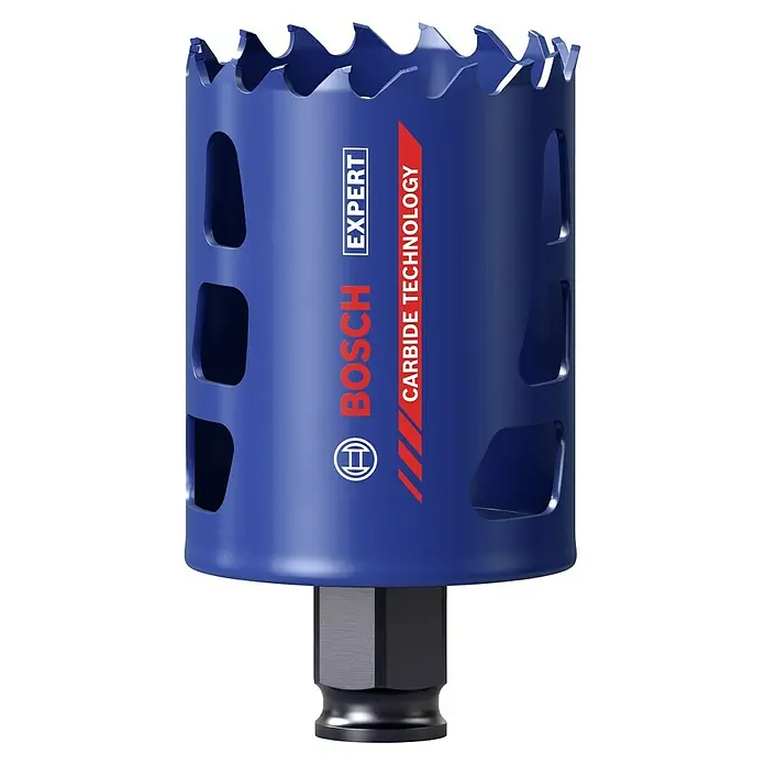 Bosch Professional Expert Bohrkrone Tough Material - Durchmesser Bohrer: 51 mm, 1 Stk. - Bosch Expert Lochsäge mit HM-Technologie für präzise Schnitte in verschiedenen Materialien. Langlebig und effizient.
