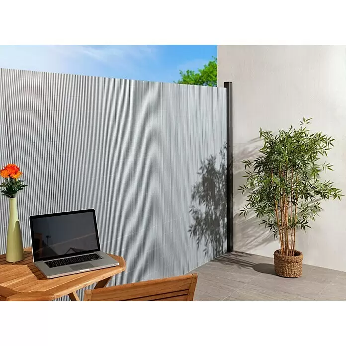 Gardol Comfort Sichtschutzmatte - Silber, 300 x 90 cm - Stimmungsaufnahme