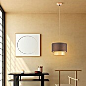 Home Sweet Home Pendelleuchte rund Cane Weave (Ø x H: 30 x 29 cm, Beige/Schwarz, Holz, Schwarz, E27) | BAUHAUS