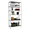 Simonrack Maderclick Estantería metálica Superplus (Al x An x Pr: 250 x 110 x 30 cm, Capacidad de carga por balda: 200 kg, Número de baldas: 6 ud., Inserción, Blanco/Madera) | BAUHAUS
