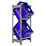 Simonrack Estantería para cajas de bebidas (L x An x Al: 30 x 40 x 100 cm, Capacidad de carga: 100 kg/balda, Apto para: 2 Cajas)