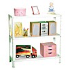 Simonrack Simonclassic Metallregal Comfort Mini (H x B x T: 90 x 80 x 50 cm, Traglast pro Boden: 100 kg, Anzahl Böden: 3 Stk., Schrauben, Weiß) | BAUHAUS