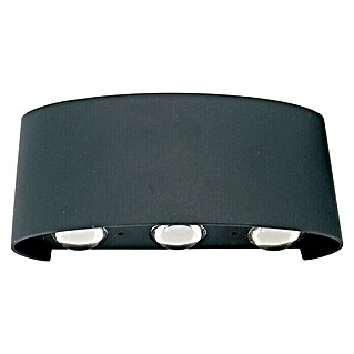 Ferotehna Vanjska zidna LED svjetiljka Lens (170 x 40 x 80 mm, Antracit, IP54)