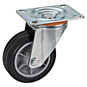 Okretni kotač za transportne uređaje  (Nosivost: 70 kg, Valjkasti ležaj, S pločom) | BAUHAUS