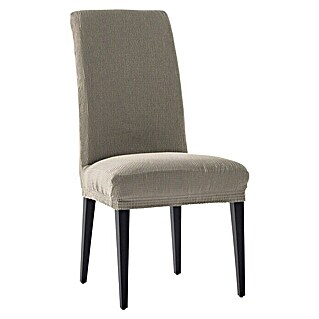Funda para silla pack 2 con respaldo Vesta (1 plaza, 70 x 50 cm, Lino)