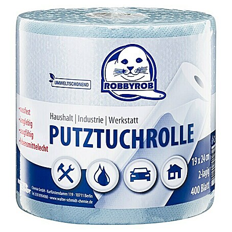 Robbyrob Putztuchrolle (Anzahl Lagen: 2 Stk., Blau)