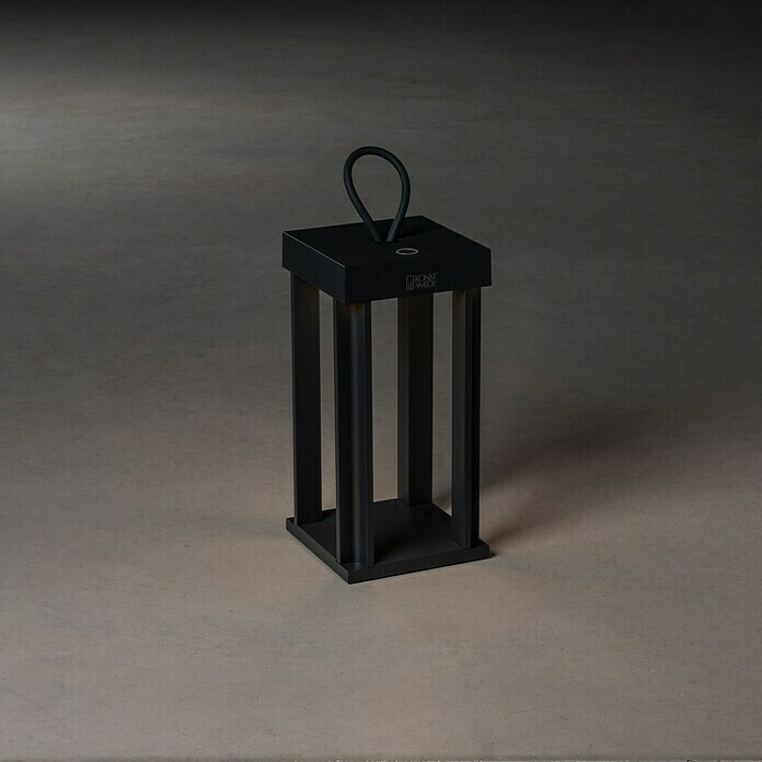 Konstsmide LED-Laterne Cannes (15 x 15 x 42 cm, Schwarz) | BAUHAUS