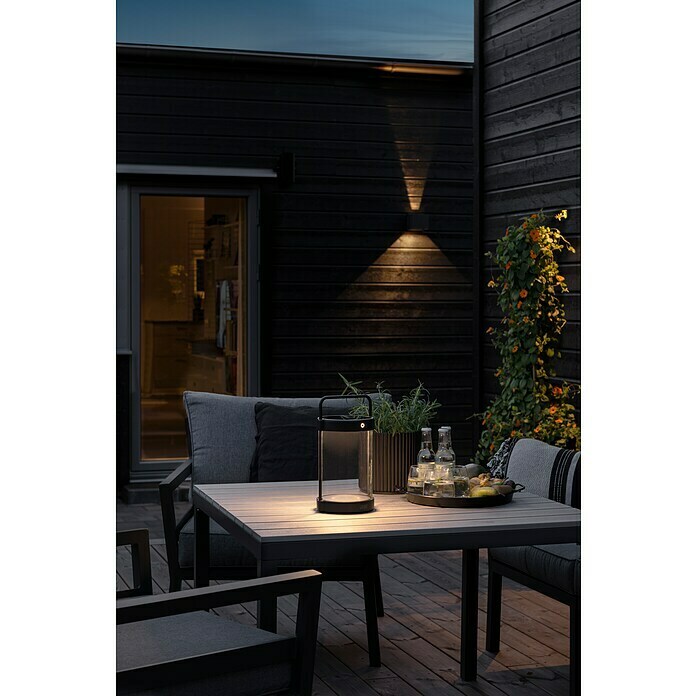 Konstsmide LED-Laterne Crotone (17 x 15 x 30 cm, Schwarz) | BAUHAUS