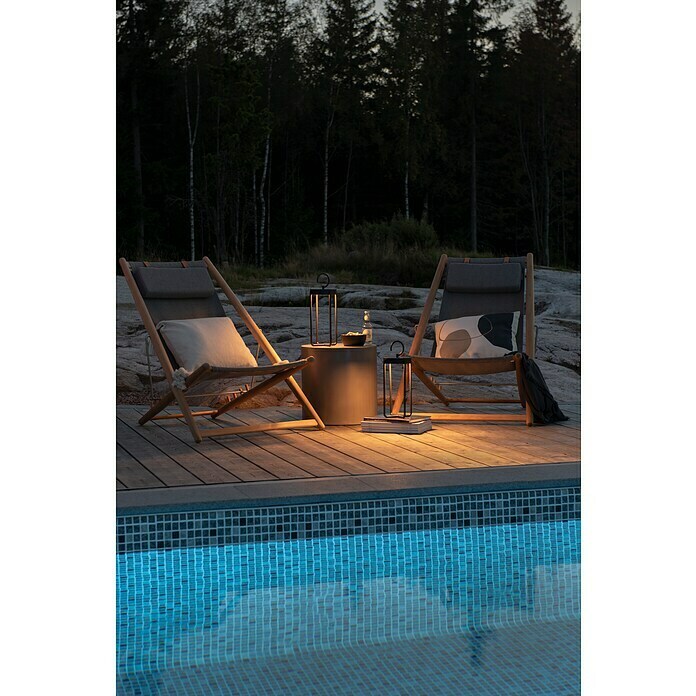 Konstsmide LED-Laterne Manorola (15,5 x 15 x 39 cm, Schwarz) | BAUHAUS