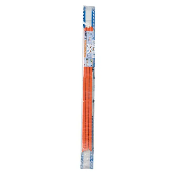 Simonrack Simonforte Estantería para cargas pesadas - Al x An x Pr: 200 x 240 x 75 cm, Número de baldas: 3 ud., Inserción, Azul/Naranja, Capacidad de carga por balda: 400 kg - Largo circuito Hot Wheels en su embalaje, listo para carreras emocionantes y acrobacias en la habitación de los niños.
