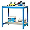 Simonrack Simonwork Banco de trabajo BT0 (L x An: 76 x 91 cm, Altura de trabajo: 84,2 cm, Carga soportada: 650 kg, Azul) | BAUHAUS
