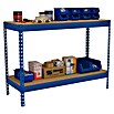 Simonrack Simonwork Banco de trabajo Basic 2 (L x An: 45 x 180 cm, Altura de trabajo: 90 cm, Carga soportada: 400 kg, Azul) | BAUHAUS