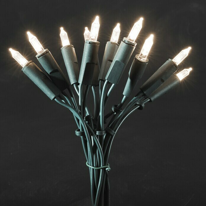 Konstsmide LED-Lichterkette Mini (Innen, Lichtfarbe: Warmweiß, Anzahl Leuchtmittel: 100 Stk., Netzbetrieben) | BAUHAUS