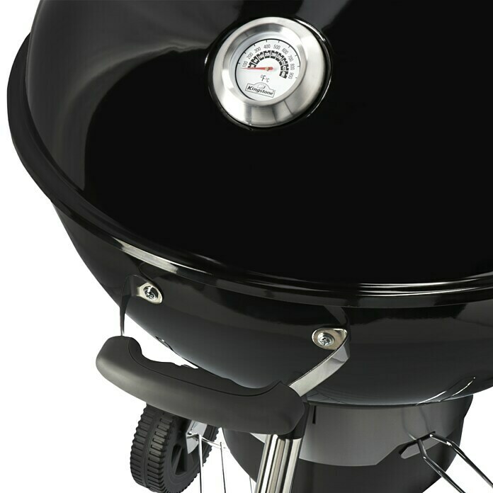 Kingstone Kugelgrill Bullet 57Schwarz, Hauptgrillfläche: Ø 57 cm Detail Shot