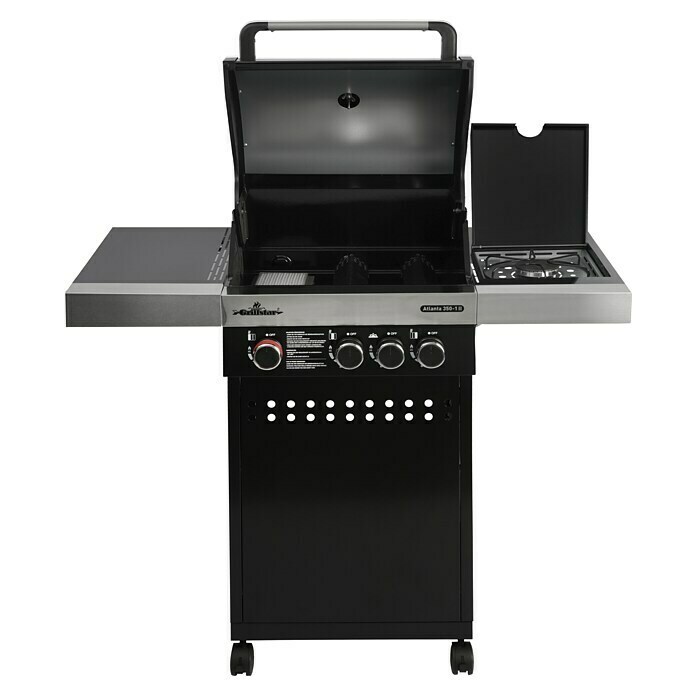 Grillstar Gasgrill Atlanta II 350-1Anzahl Brenner: 3, Hauptgrillfläche: 50 x 41,5 cm, 12 kW Front View