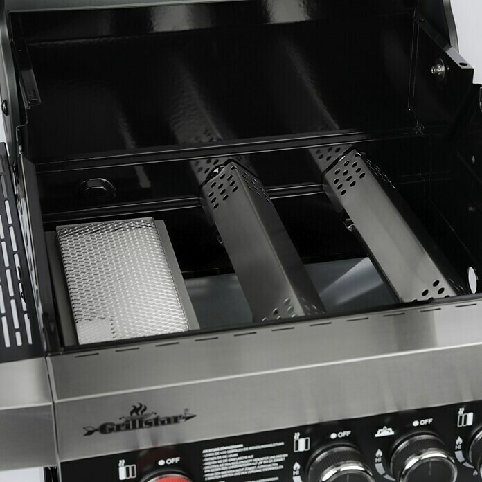 Grillstar Gasgrill Atlanta II 350-1Anzahl Brenner: 3, Hauptgrillfläche: 50 x 41,5 cm, 12 kW Detail Shot