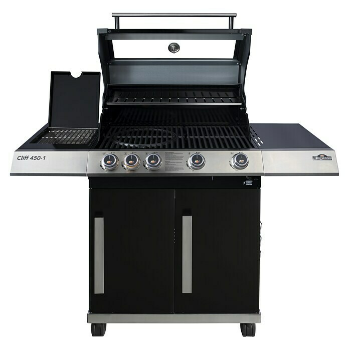 Kingstone KMS Gasgrill Cliff 450-IAnzahl Brenner: 4, Hauptgrillfläche: 70 x 45 cm, 17,5 kW Front View