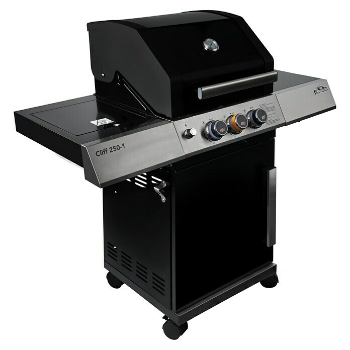 Kingstone Gasgrill Cliff 250-IAnzahl Brenner: 2, Hauptgrillfläche: 49 x 45 cm, 10,5 kW Diagonal View