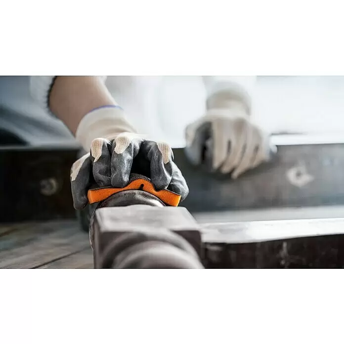 Bosch Professional Expert Schleifschwamm S473 - 120 x 98 x 13 mm, Korngröße: Sehr Fein, 1 Stk. - Anwendungsbeispiel