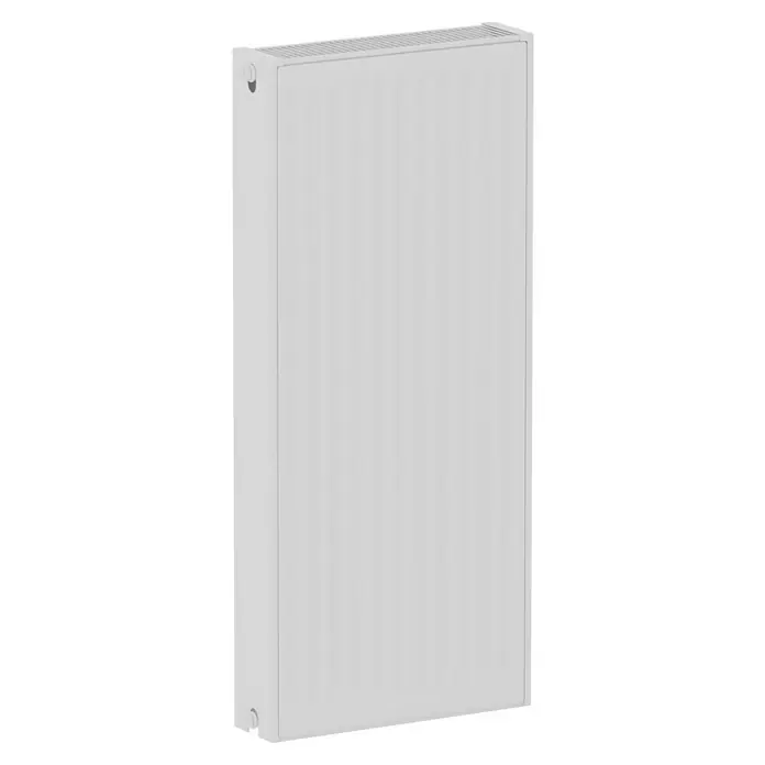 Kompaktheizkörper - B x H: 400 x 900 mm, Wärmeleistung bei Vorlauftemperatur von 75 °C (D: 50): 988 W, Typ Heizkörper: 22 - Nahaufnahme eines weißen Heizkörpers, der Wärme und Komfort für jeden Raum bietet, mit seinem modernen Design und seiner effizienten Leistung.