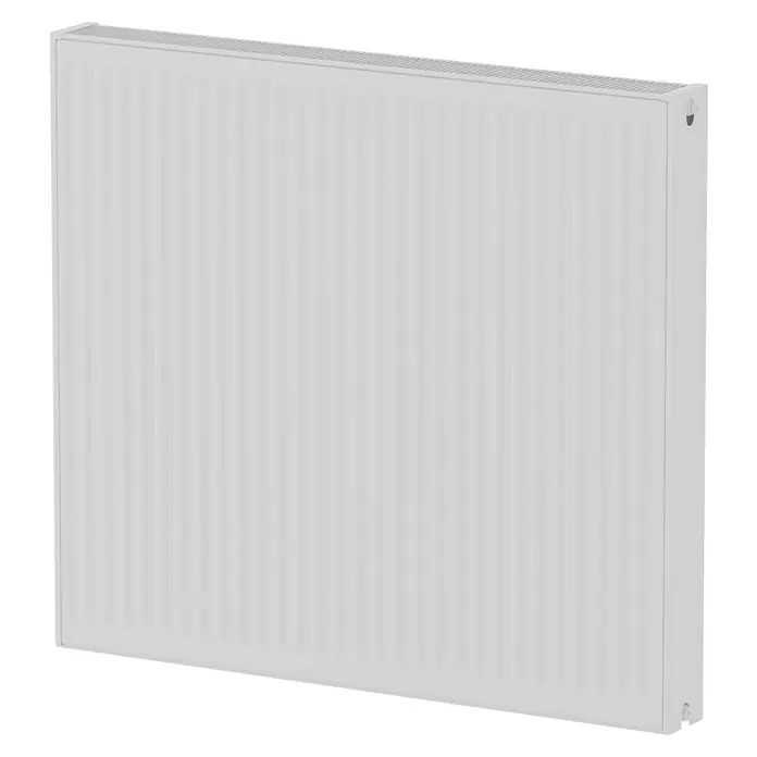 De'Longhi KompaktheizkörperB x H: 80 x 50 cm, Wärmeleistung bei Vorlauftemperatur von 75 °C (D: 50): 1.188 W, Typ Heizkörper: 22 - Ein weißer Heizkörper mit vertikalen Rippen, der Wärme und Komfort in jeden Raum bringt. Effizientes Heizen für Ihr Zuhause.